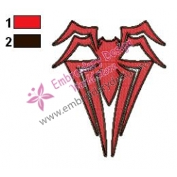 Spiderman Logo Embroidery Design 05